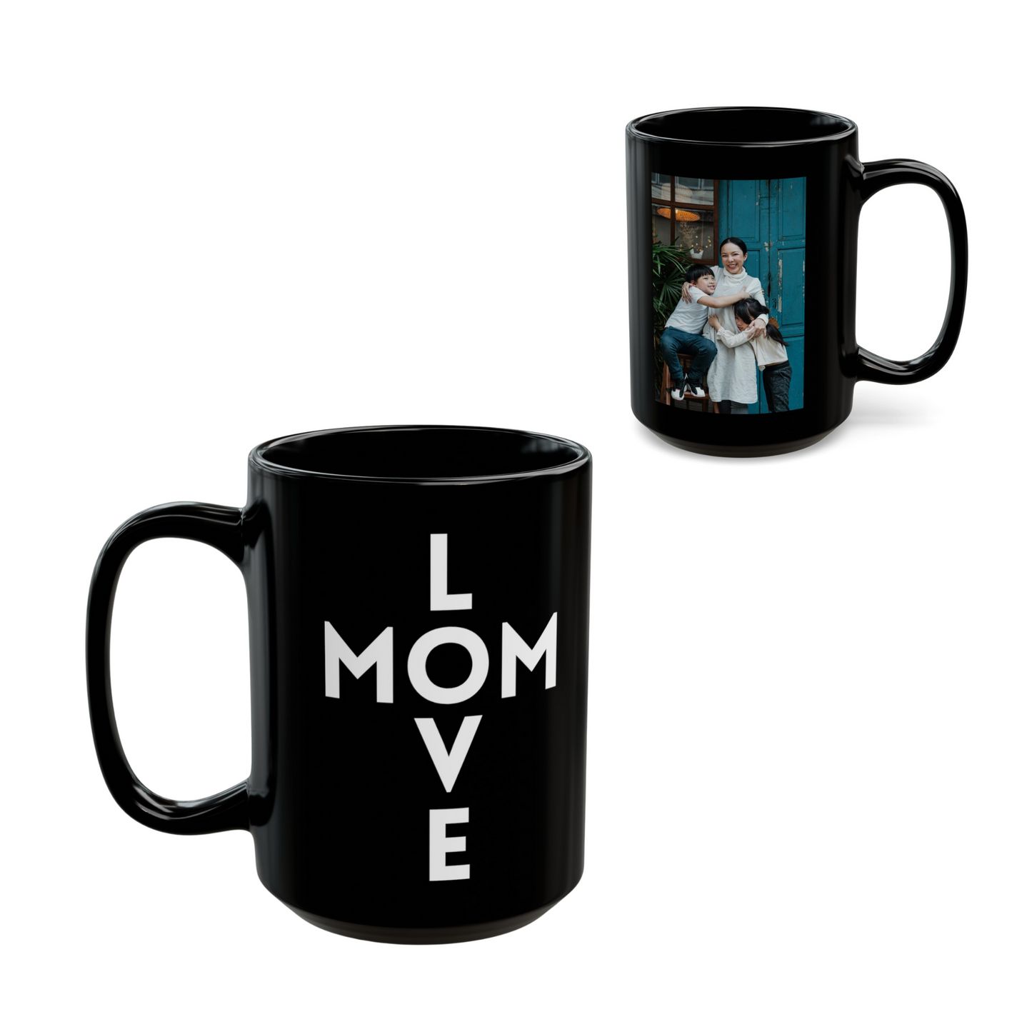 Mom Love Blackout Mug